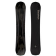 Black snowboard with Bataleon branding on a white background