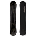 Black snowboard with Bataleon branding on a white background