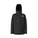 Black hooded jacket with The North Face logo on a white background