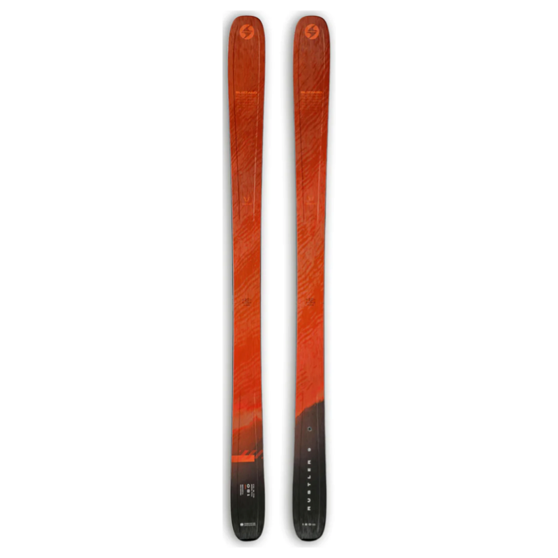 Blizzard Rustler 9 Skis 2025 orange black freeride 