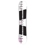 White black and pink snowboard