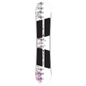 White black and pink snowboard