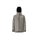 Gray jacket with a hood on a white background