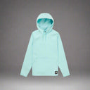 Light blue hoodie on a white background