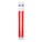 A pair of DPS alpine skis with a white and red colorway, shown vertically against a plain white background.