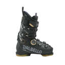 Black Dalbello ski boot on a white background