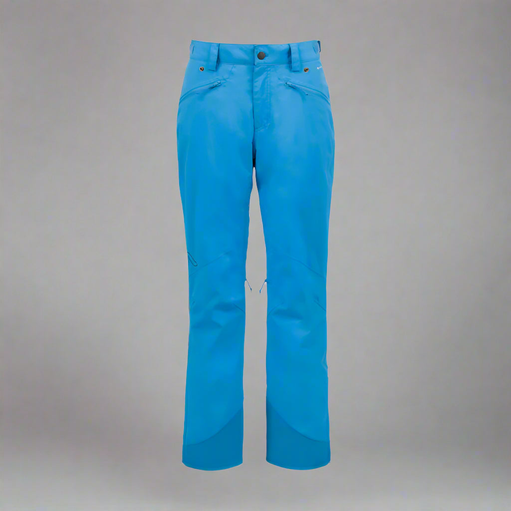 Blue pants on a white background