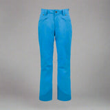 Blue pants on a white background