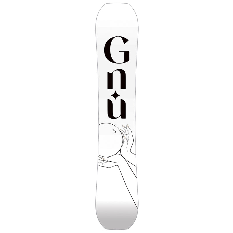 GNU Gloss Snowboard - Women's 2024 White