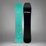 Teal snowboard