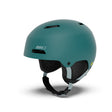 Deep teal and lack helmet