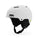 Matte White and Black helmet