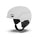 White and black helmet