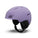 Lavender and black helmet