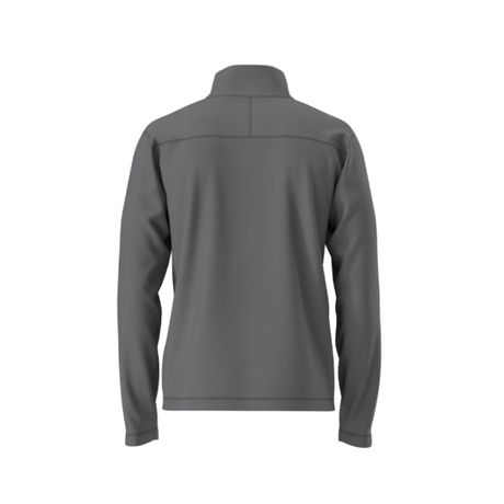 Gray long-sleeve shirt on a white background
