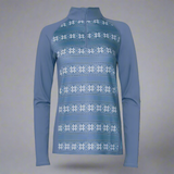 Hot Chillys Micro Elite Chamois Blocking Zip-T Top - Women's nordic blue