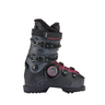 Black gray and red ski boot