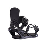 Black snowboard binding