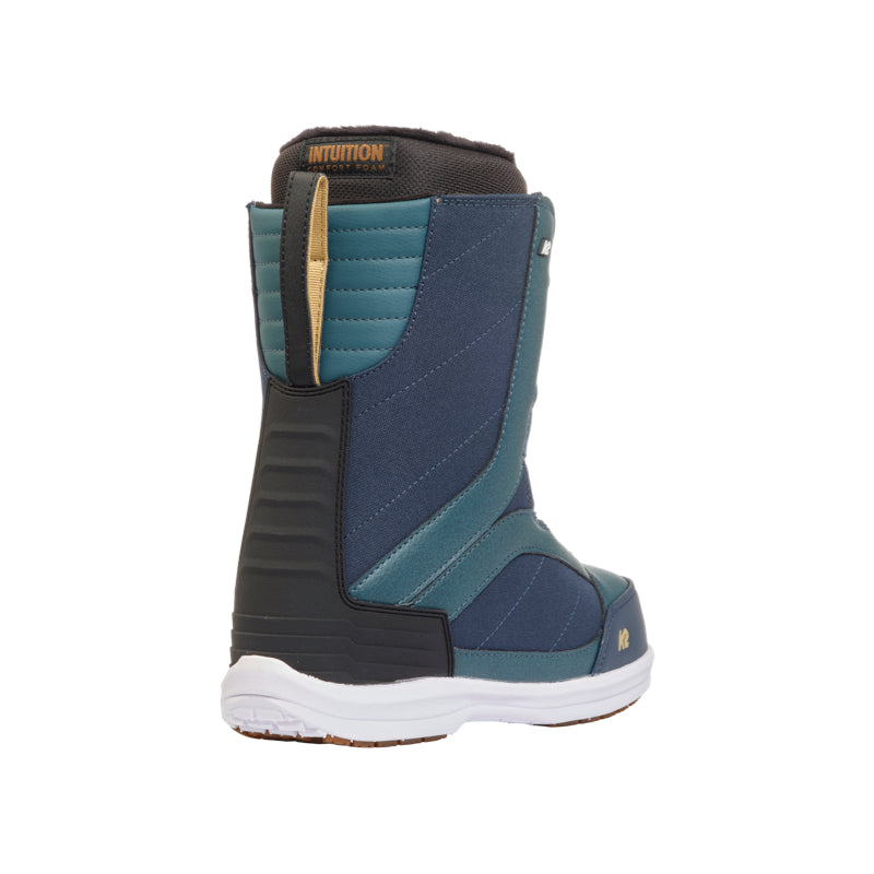 Blue snowboard boot