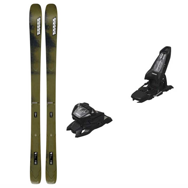 K2 Mindbender 89 TI Skis 2025 with  Marker Griffon 13 Bindings,