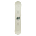 Snowboard with a logo on a white background