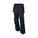 Black technical snow pants with integrated suspenders, shown on a plain white background.