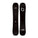 Black snowboard with LIB logo on a white background