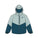 teal and blue jacket