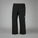 Black pants with a small logo on a white background