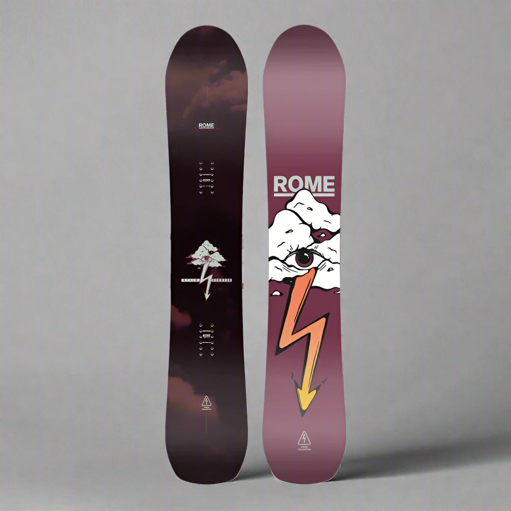Black and Purple snowboard  