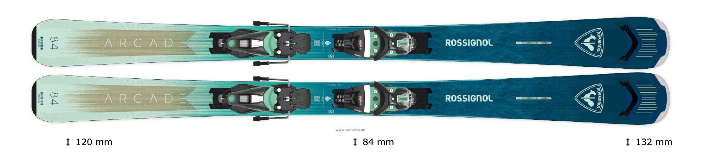 Rossignol Arcade 84 W + NX 12 Skis - Women's 2026 – Proctorski.com