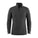 A dark charcoal gray long-sleeve quarter-zip pullover with a stand-up collar, shown on a plain white background.