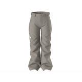 Gray pants on a white background