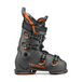 gray, black and orange ski boot