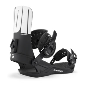Black and white snowboard binding