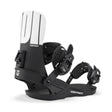 Black and white snowboard binding