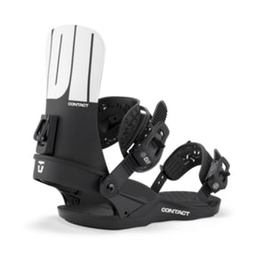 Black and white snowboard binding