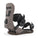 Brown and black snowboard binding