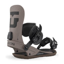 Brown and black snowboard binding