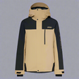 Beige and black jacket with Oakley logo on a white background