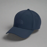 Navy blue cap with The North Face logo on a white background