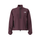 Maroon fleece jacket with a brand logo on a white background