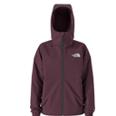 Maroon hooded jacket with The North Face logo on a white background