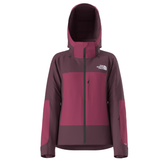 Maroon and pink jacket with a hood on a white background