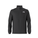 Black jacket with a brand logo on a white background