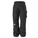 Black pants with a brand logo on a white background