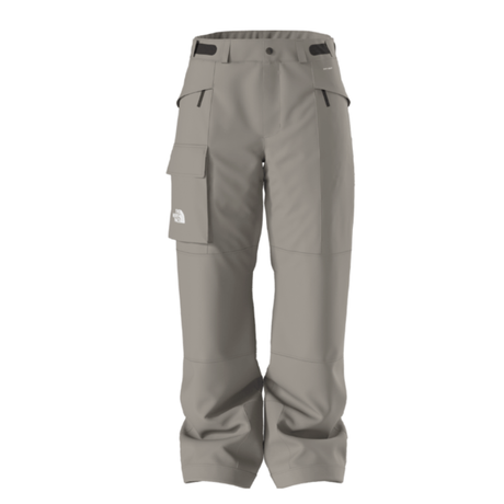 Gray cargo pants with multiple pockets on a white background