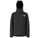 Black jacket with a brand logo on a white background