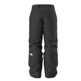 Black snow pants with The North Face logo on a white background