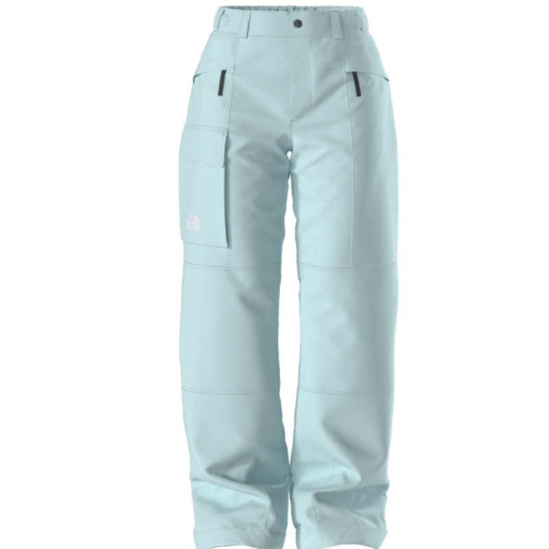 Light blue pants on a white background